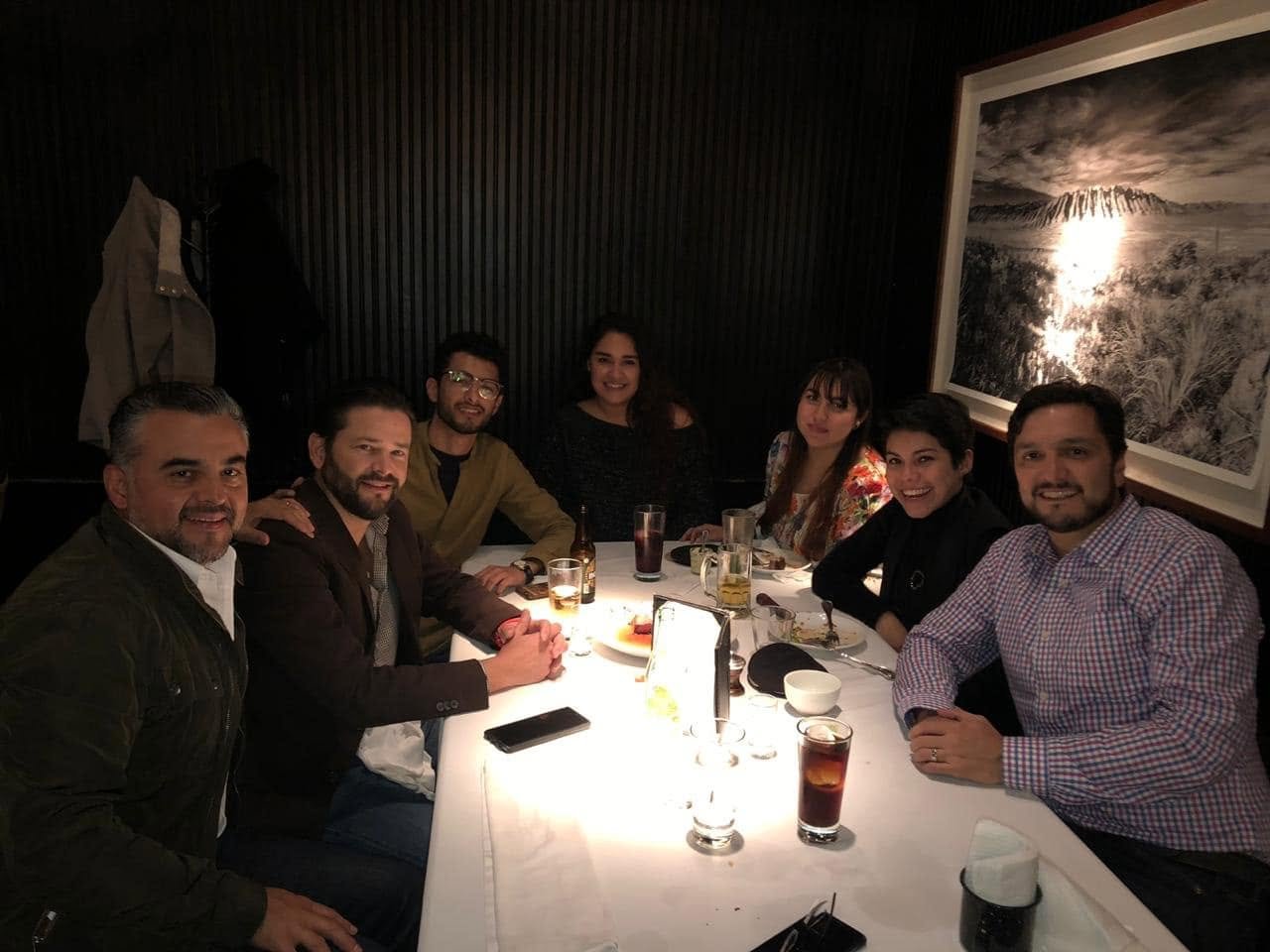 Con el equipo de Wise Athena